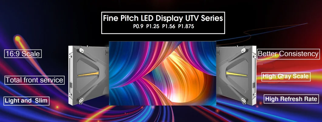 P1.875mm Fine Pixel Pitch LED Display Wall-Mounted Front Service