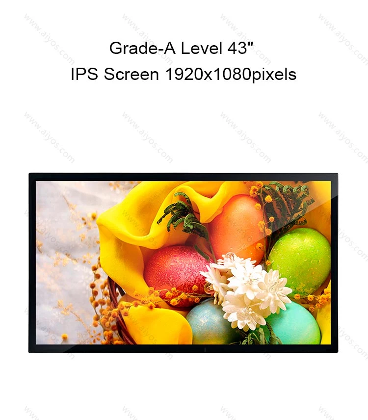 Wall-Mounted Advertising Player Real Estate Advertising Screen Display LED HD Monitor