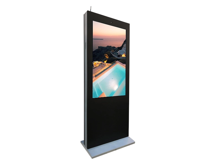 55 Inch Air-Cooled Vertical Screen Floor Outdoor Advertising Machine 3D Advertising Screen Outdoor Advertising Video Wall