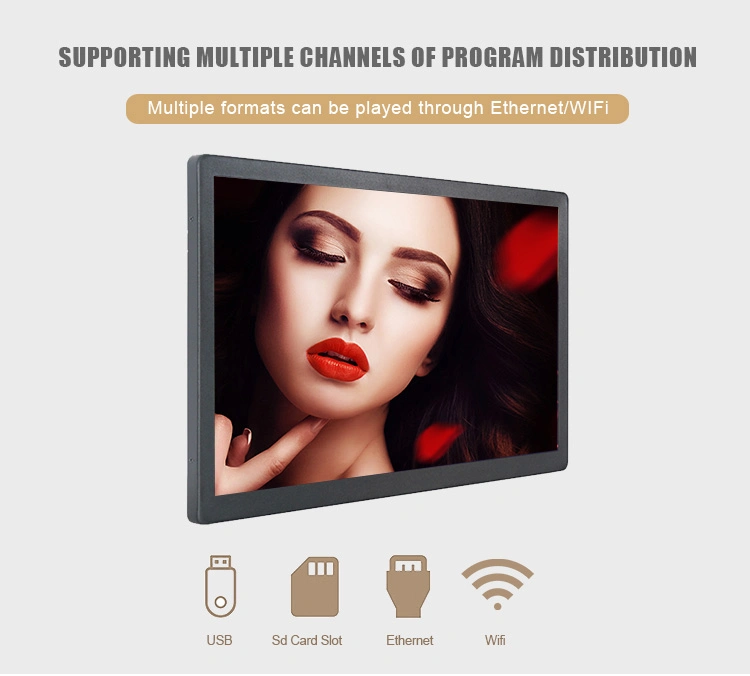 65 Inch IP65 Wall Mounted Advertising Outdoor Advertising TV Waterproof LCD Display Smart Monitor