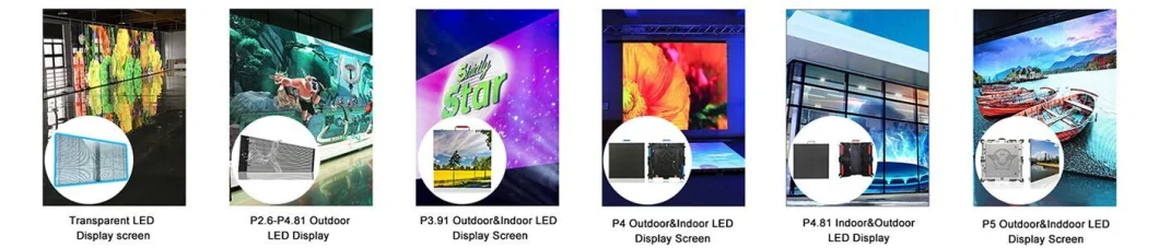 Outdoor Waterproof P4 P5 P6 Full Color LED Display Screen for Outdoor LED Display Panel