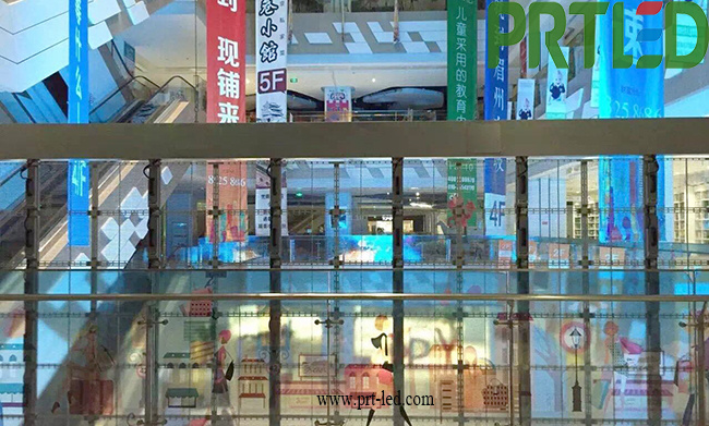 Full Color Transparent LED Video Wall for Shopping Mall/Building Wall (P3.9, P7.8, P10)