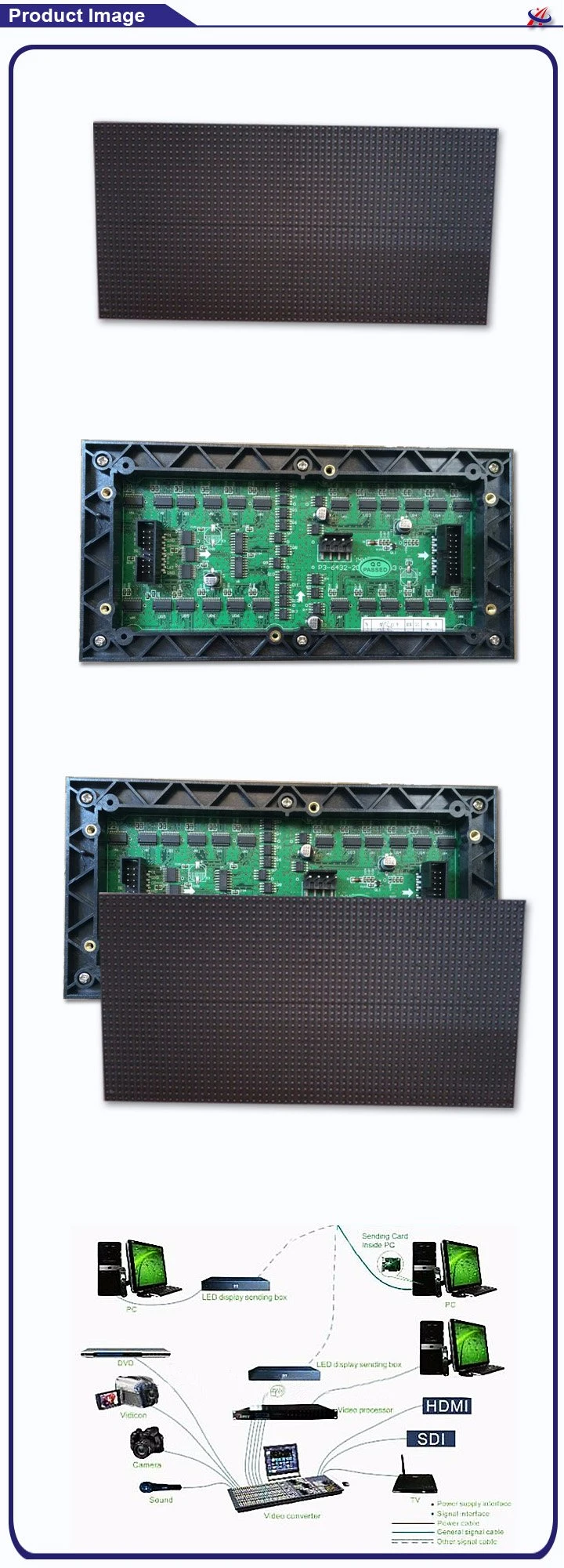 Hot Product P3mm LED Video Display with Video Function