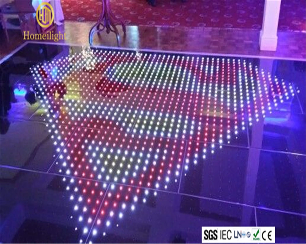 P10 Acrylic Waterproof RGB Dancing Panels LED Video Dance Floor for Wedding Party Stage Display