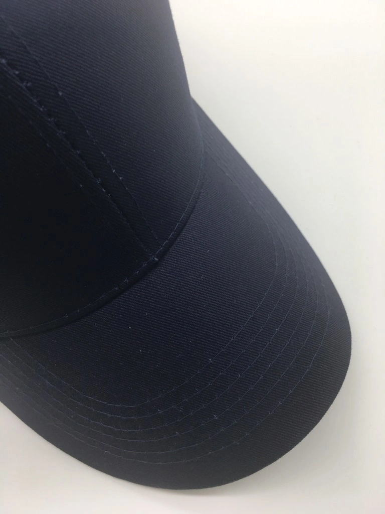 High Quality Black Pre-Curved Two Tone Cotton Twill Trucker 6 Panels Mesh Baseball Caps