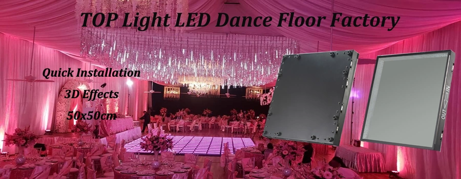 Transparent 3D Starlit Portable Dance Floor LED Panel