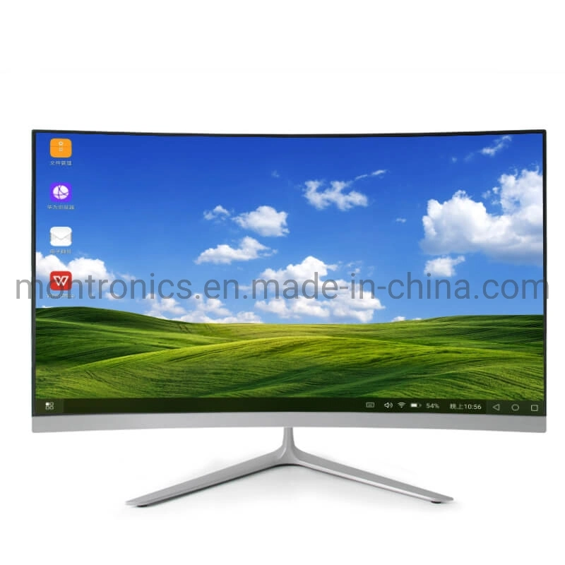 Widescreen Curved PC Monitors 27 Inch Curved LED Monitor Frameless