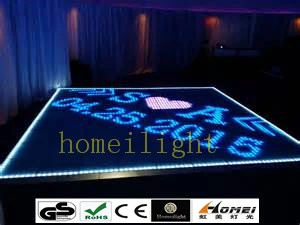 P10 Acrylic Waterproof RGB Dancing Panels LED Video Dance Floor for Wedding Party Stage Display