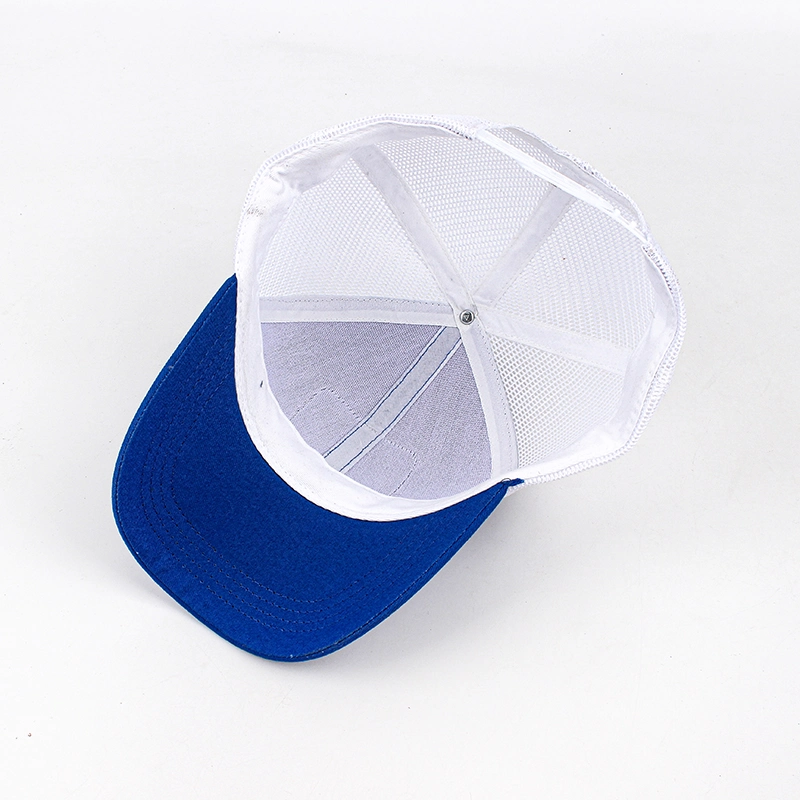 High Quality 6 Panels Cotton Trucker Hat Embroidery Mesh Hat Curved Brim Hat Mesh Cap