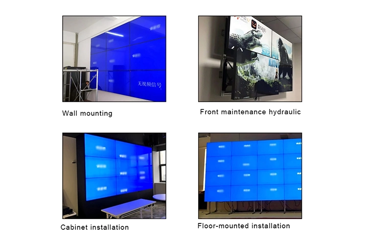 Yaxunda 49 Inch Exhibition LCD Video Walls Ultra Narrow Bezel 3.5mm Seamless Exhibition Video Wall