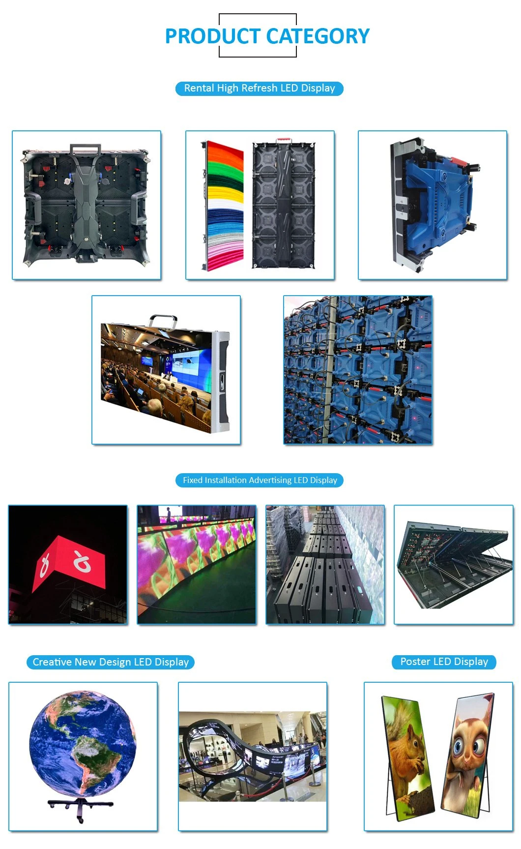 High Brightness Front Service SMD3535 P6 P8 P10 Outdoor Video Wall Display Screen Digital LED Billboard