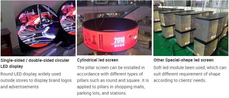 High Quality Flexible Indoor LED Screen P4 LED Display Panel Soft LED Curtain Display