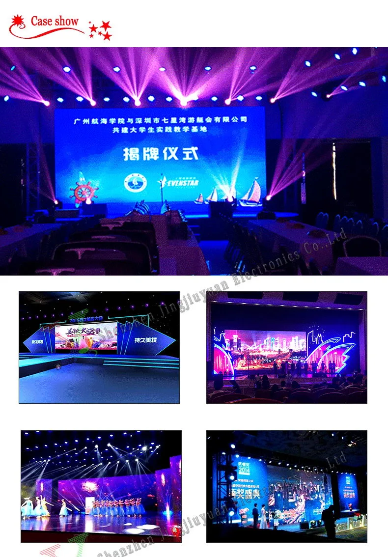 HD Indoor LED Screen Stage Advertisement Background Display