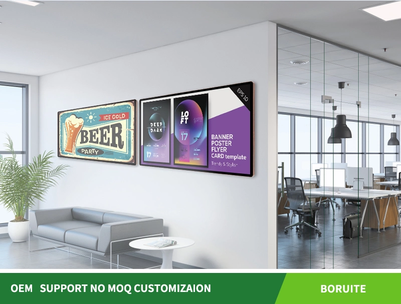 Digital Signage/Wall Mount Digital Signage/WiFi Touch Digital Signage