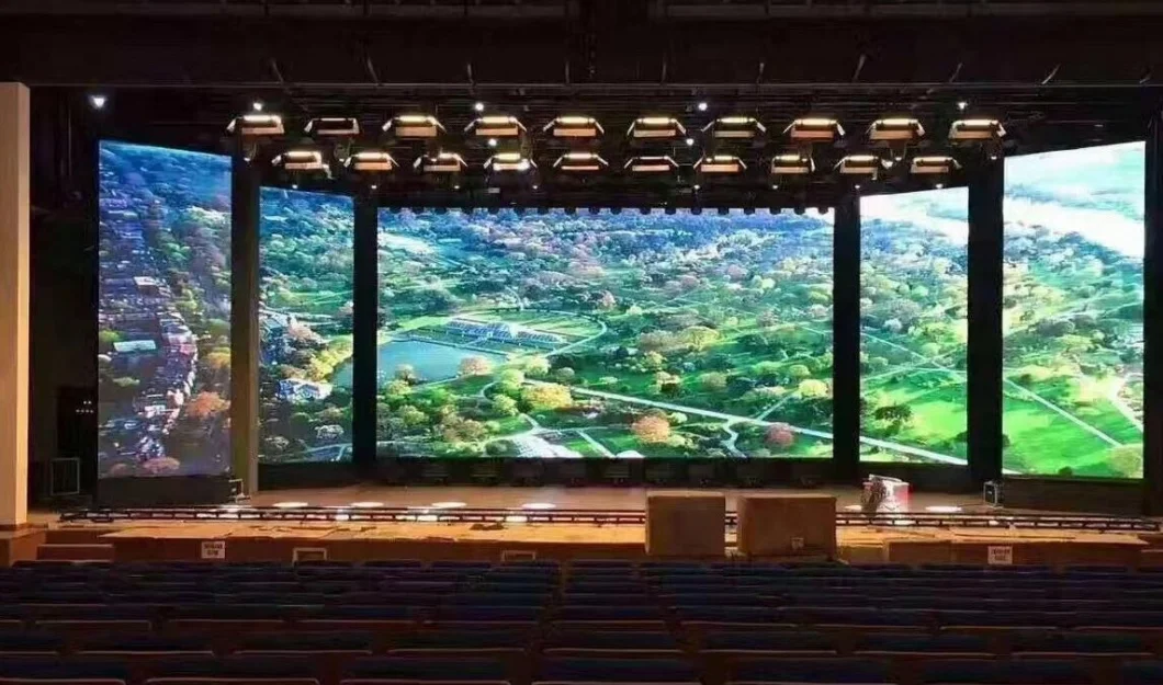 Small Pitch Interior Rental Curved Convex Hanging LED Display Screen Video Wall for Stage Performance