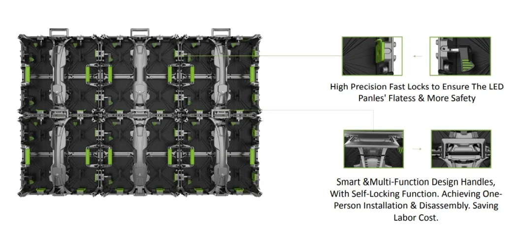 Stage LED Display Background Full Color SMD P3.91 Rental LED Screens