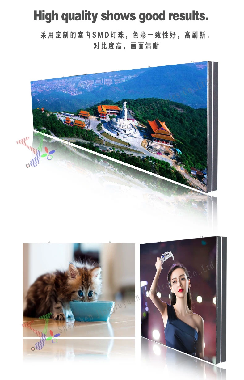 Bargain Price Indoor SMD P4 Fixed Installation LED Screen Video Wall Display