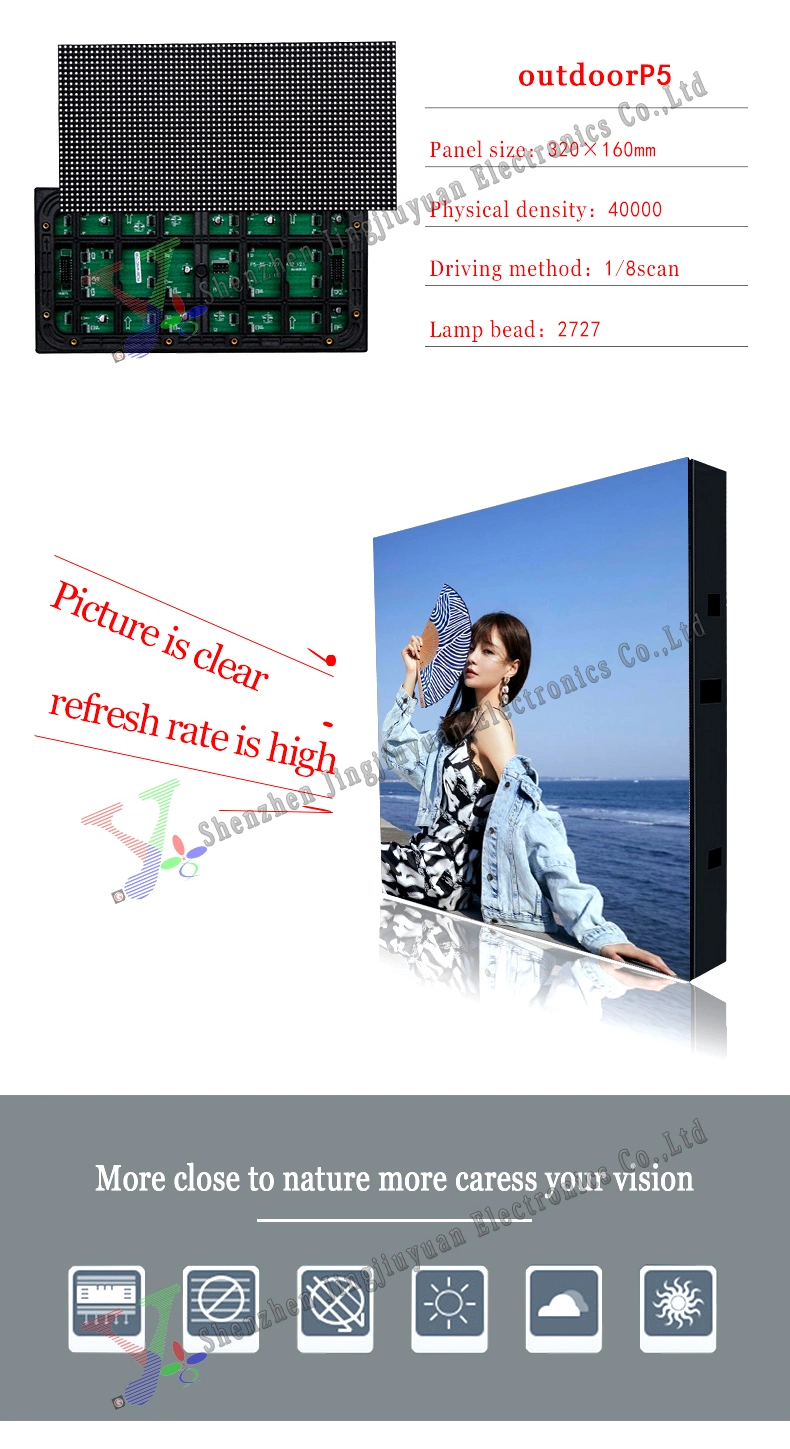 Outdoor Full Color LED Video Panel LED Module P3 192X192mm Display Screen