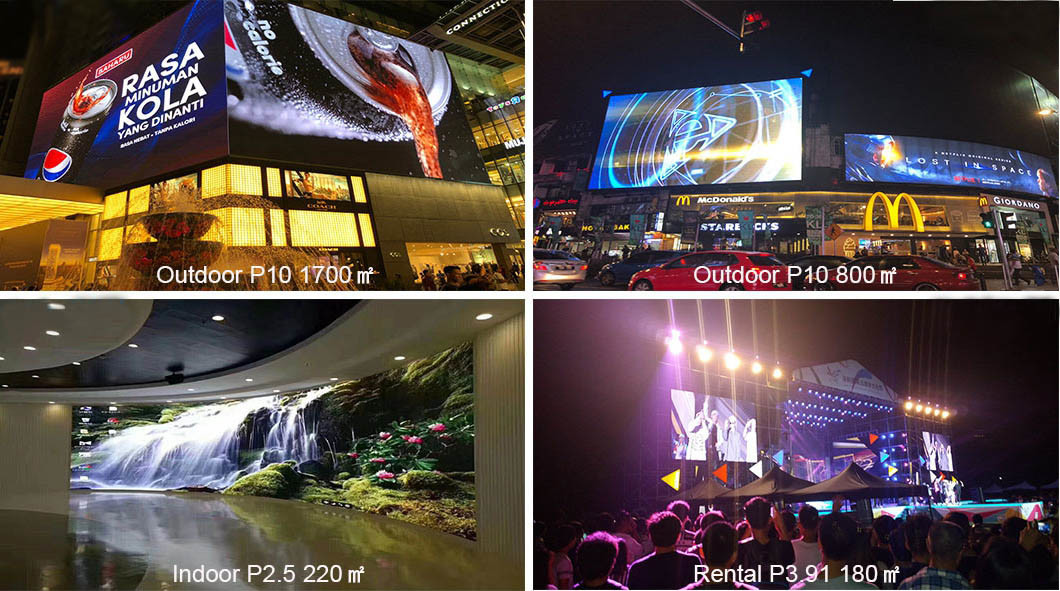 Hight Brightness of P5.95 LED Video Panel Outdoor Rental LED Display with Nationstar LEDs