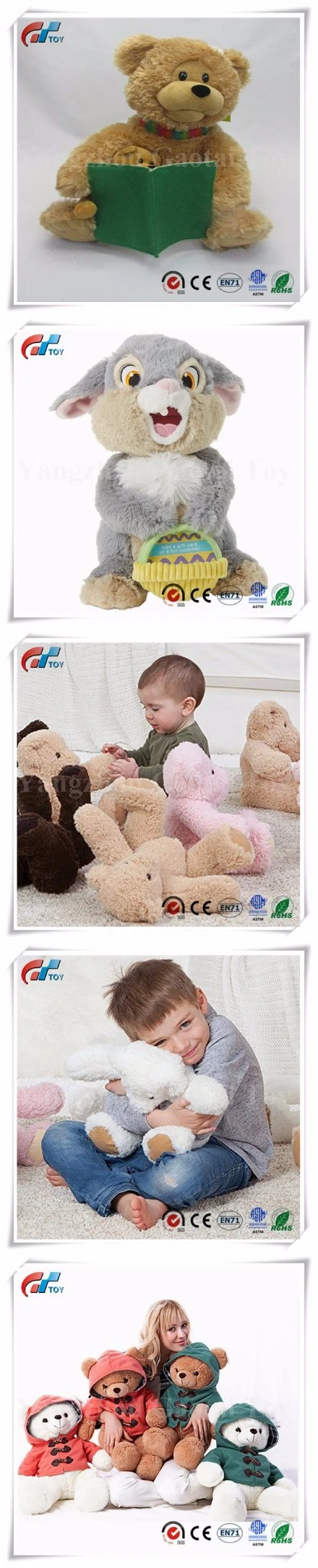 En71 Custom 15cm-20cm Animal Plush Toys Wholesale Bear Plush Toys