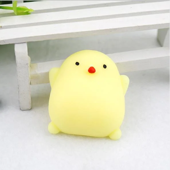 Promotional Cheap Soft TPR Mini Cute Animals Quishies Kawaii Soft Toys, Squeeze Stress Reliever Kids Toys