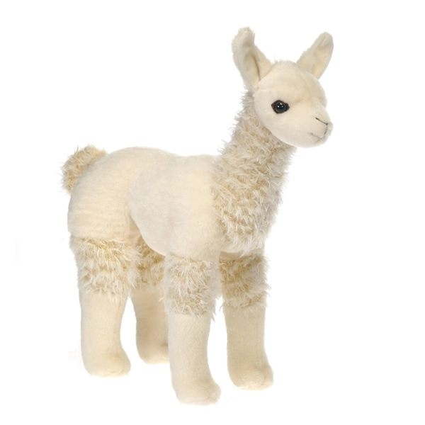 Lovely Standing Alpaca Doll Plush Animal Toys Wholesale