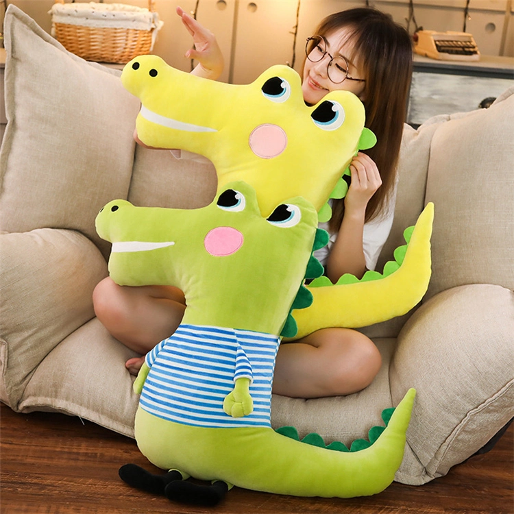 Down Cotton Crocodile Doll Sleeping Pillow Cartoon Crocodile Plush Toy