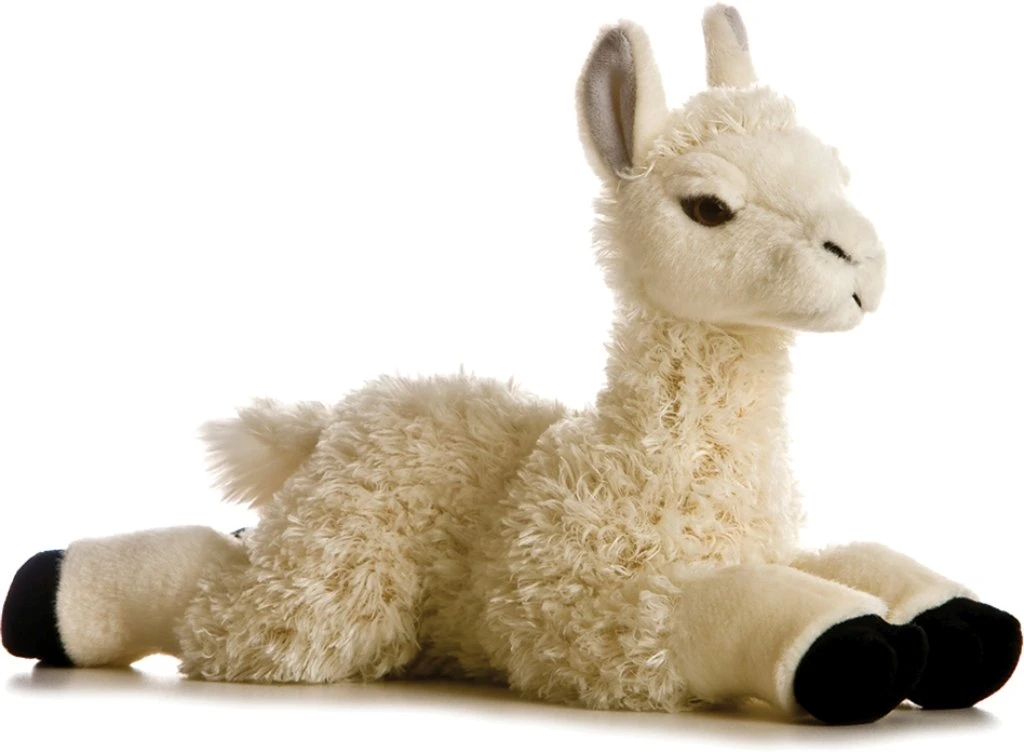 Lovely Standing Alpaca Doll Plush Animal Toys Wholesale