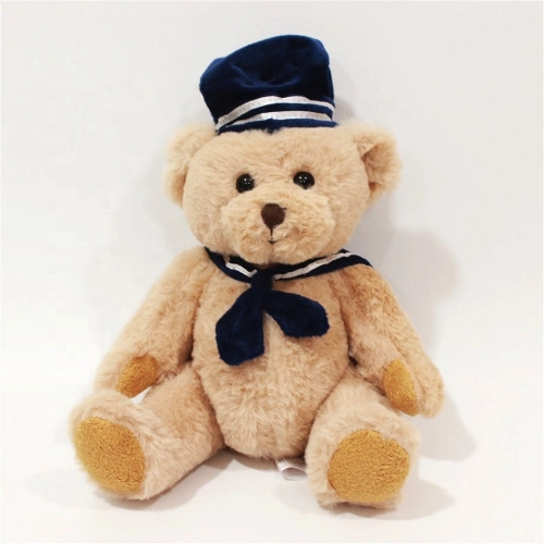 Super Soft Navy Couple Bear Plush Toy Navy Sailor Stuffed