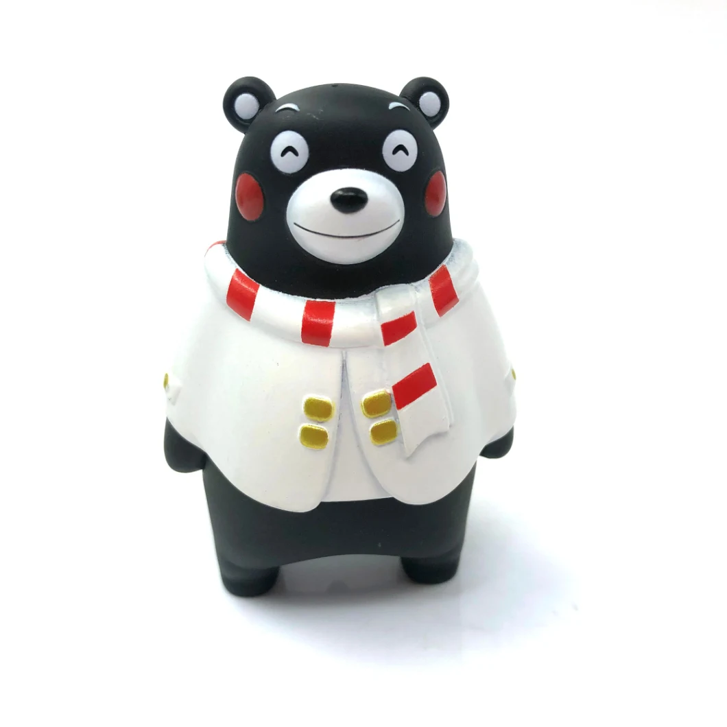 Make Custom Cute Animal Bear Figure Soft PVC Vinyl Toy