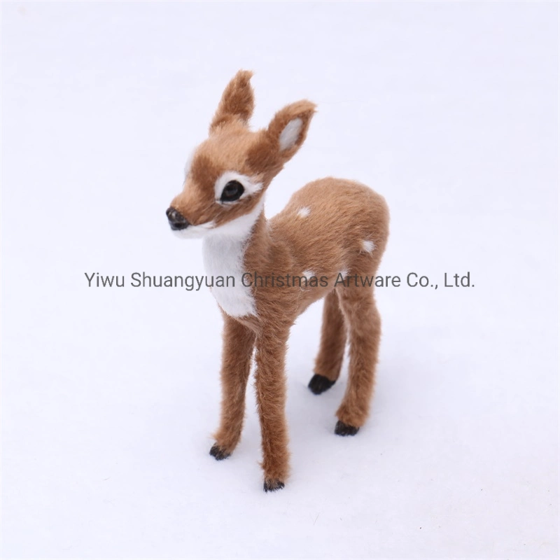 Wholesale Unstuffed Cheap Custom China Minion Brown Plush Deer Toys