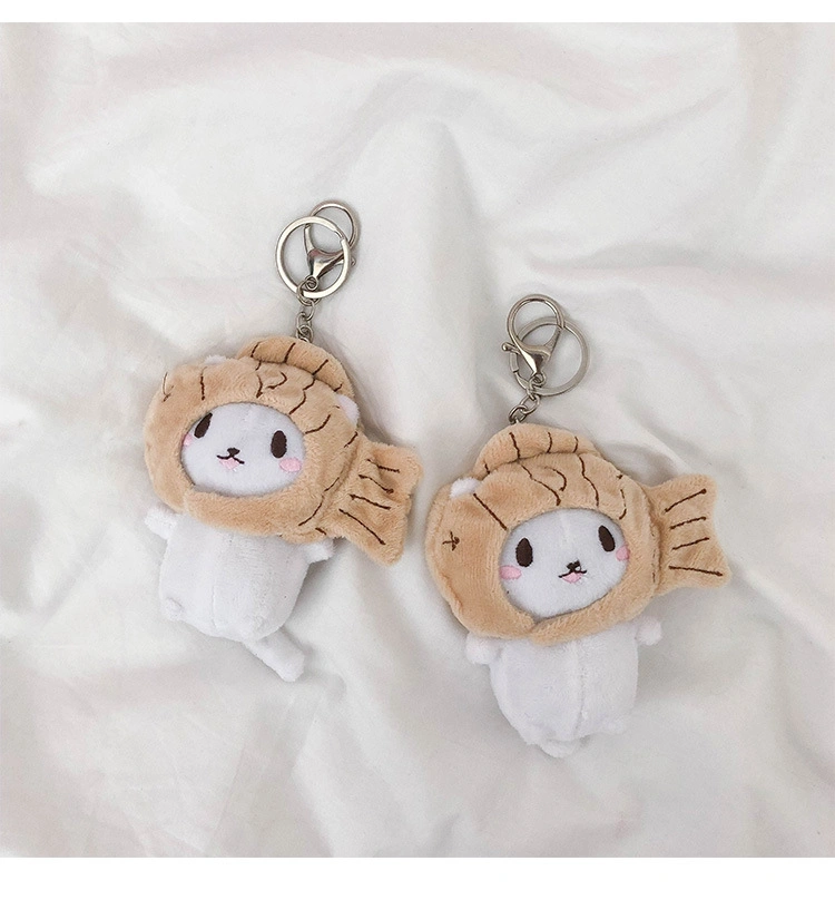 Cute Taiyaki Plush Toy Animal Soft Toy Pendant