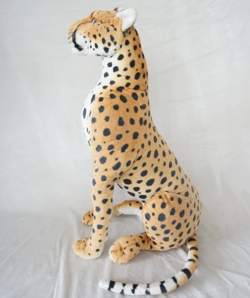 40cm Sitting Cheetah Simulation Soft Animals Realistic Plush Children Toy