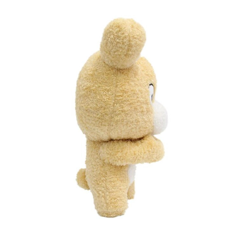 En71 Lovely 18cm Polar Fleece Plush Teddy Bear Toy for Baby