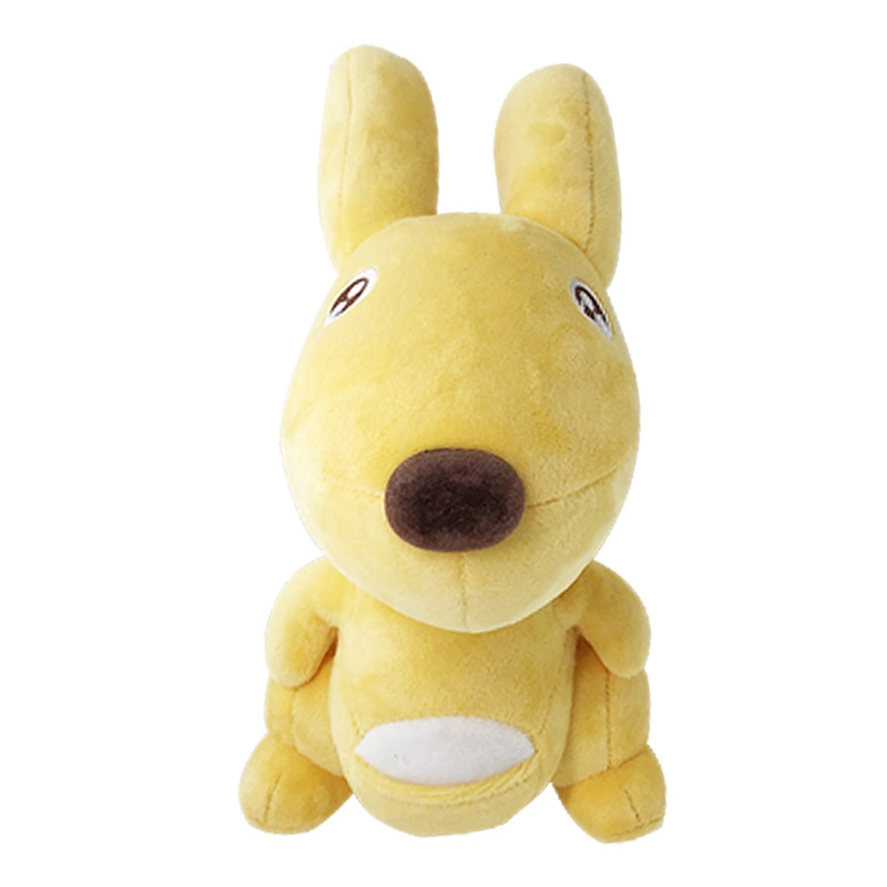 Adorable Mini Kangaroo Embroidery Big Eyes Plush Animal Toy