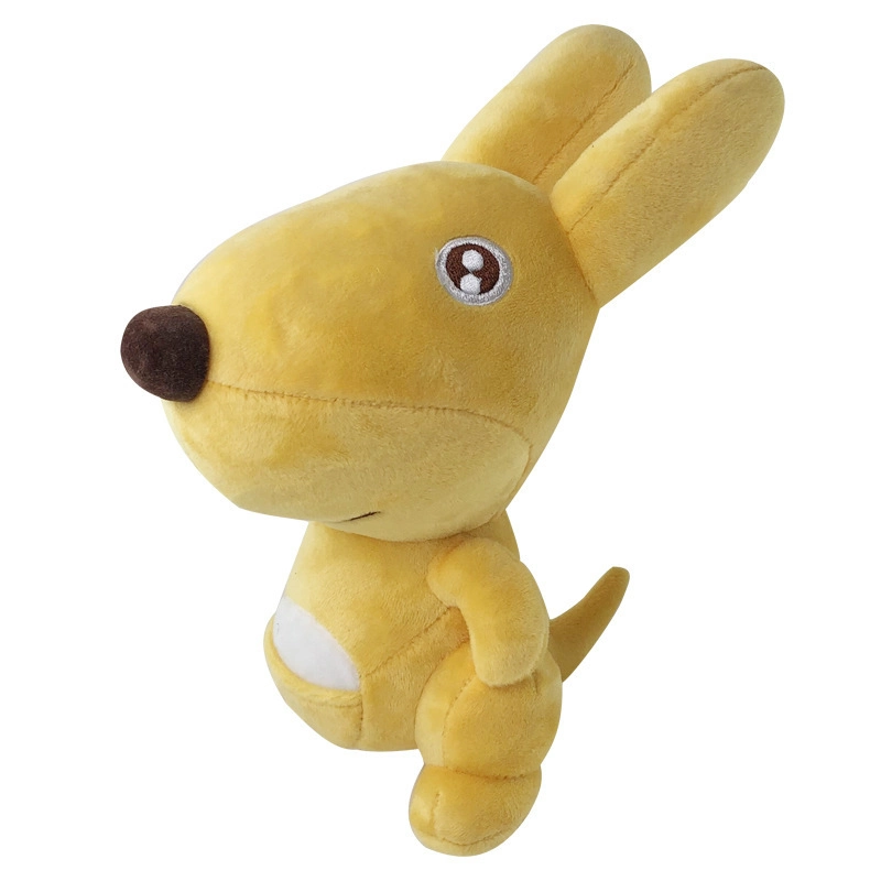 Adorable Mini Kangaroo Embroidery Big Eyes Plush Animal Toy