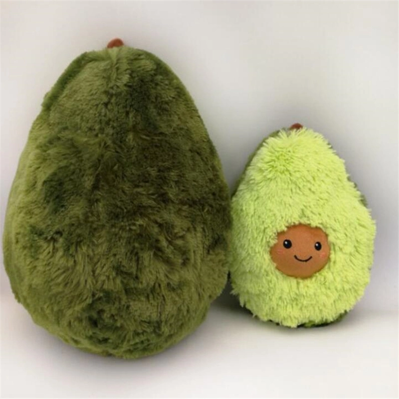 PV Velvet Fruits Avocado Throw Pillow Plush Stuffed Toys Soft Plush Toy