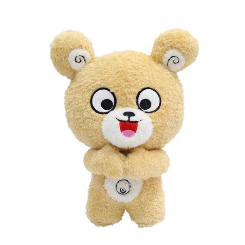 En71 Lovely 18cm Polar Fleece Plush Teddy Bear Toy for Baby