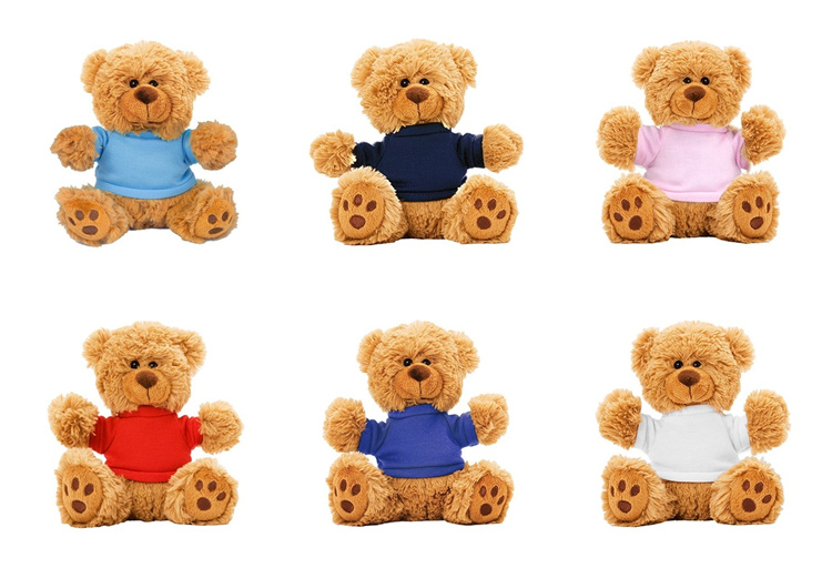 Yd Custom Teddy Bear with T-Shirt Colorful Plush Gift Toys