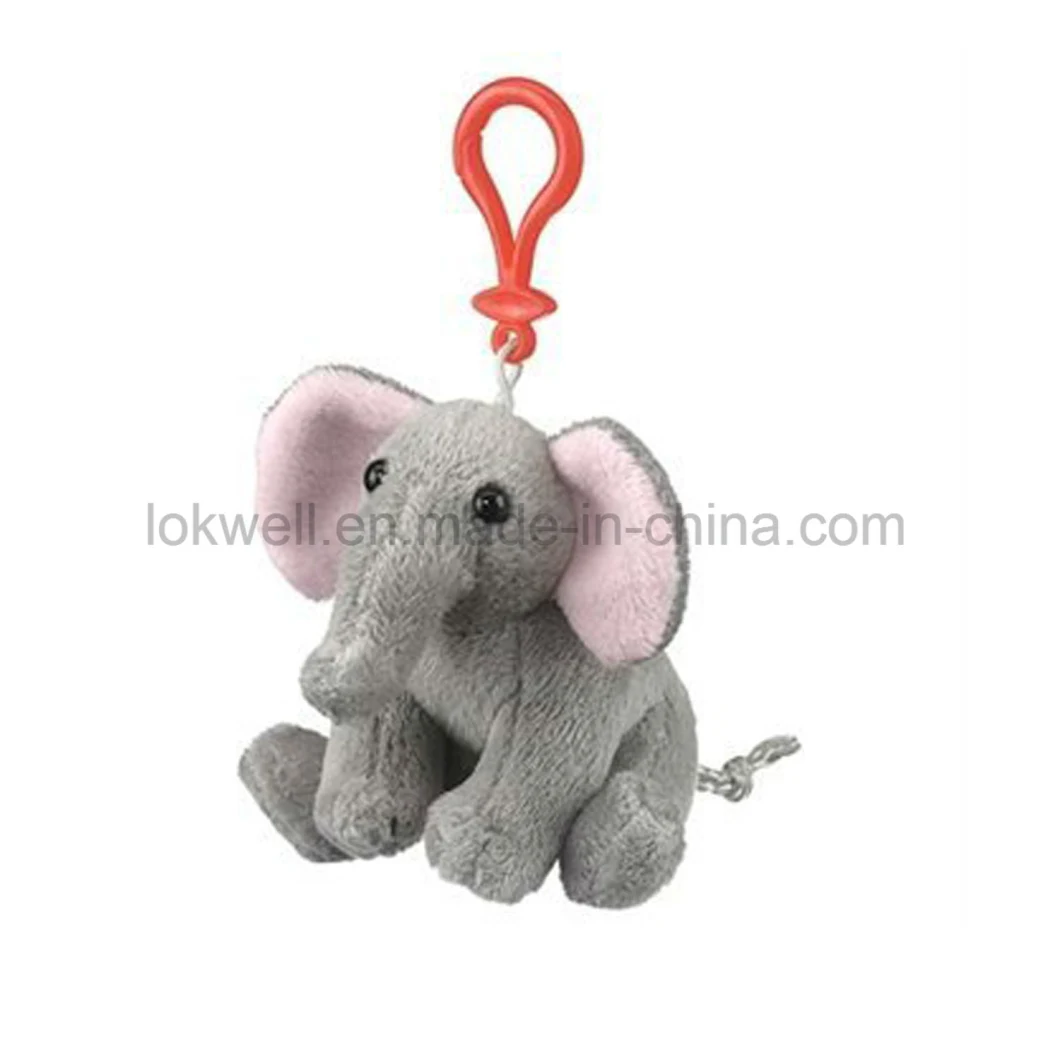 Soft Plush Stuffed Animal Elephant Whale Key Chain Toy