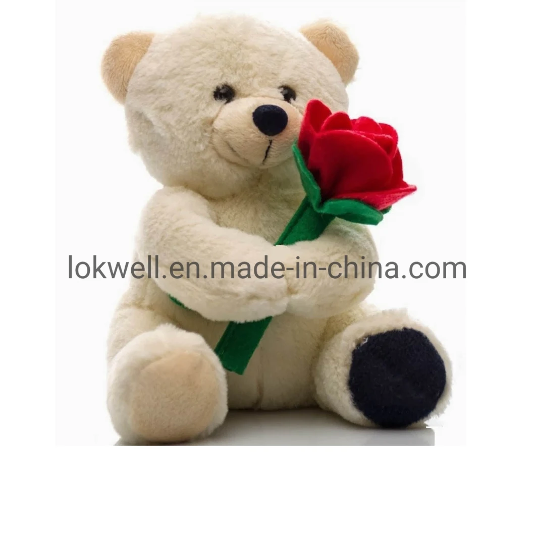 Customized Plush Teddy Bear Couple Stuffed Toys Sweet Valentine Gift