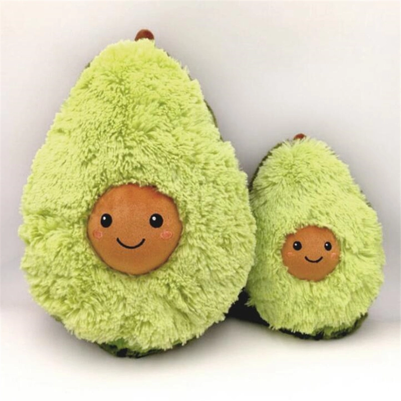 PV Velvet Fruits Avocado Throw Pillow Plush Stuffed Toys Soft Plush Toy