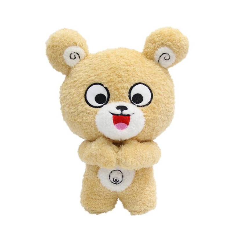 En71 Lovely 18cm Polar Fleece Plush Teddy Bear Toy for Baby