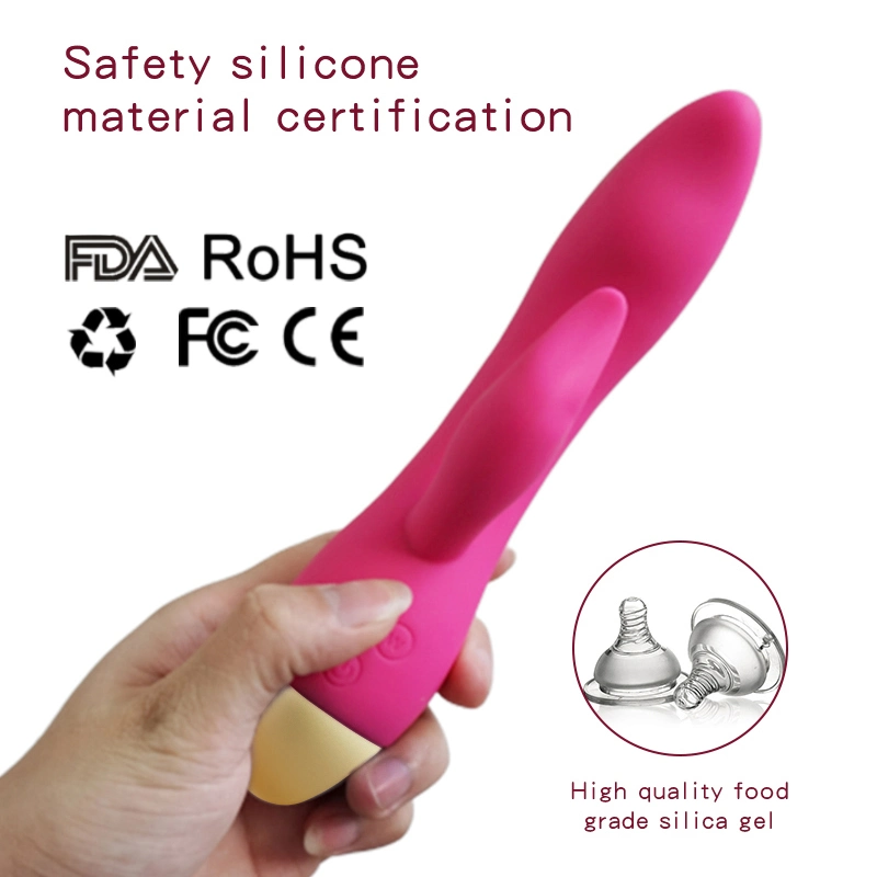 Women G Spot Adult Clitoris Rabbit Dildo Vibrator Extra Large USB Swing Rabbit Vibrator