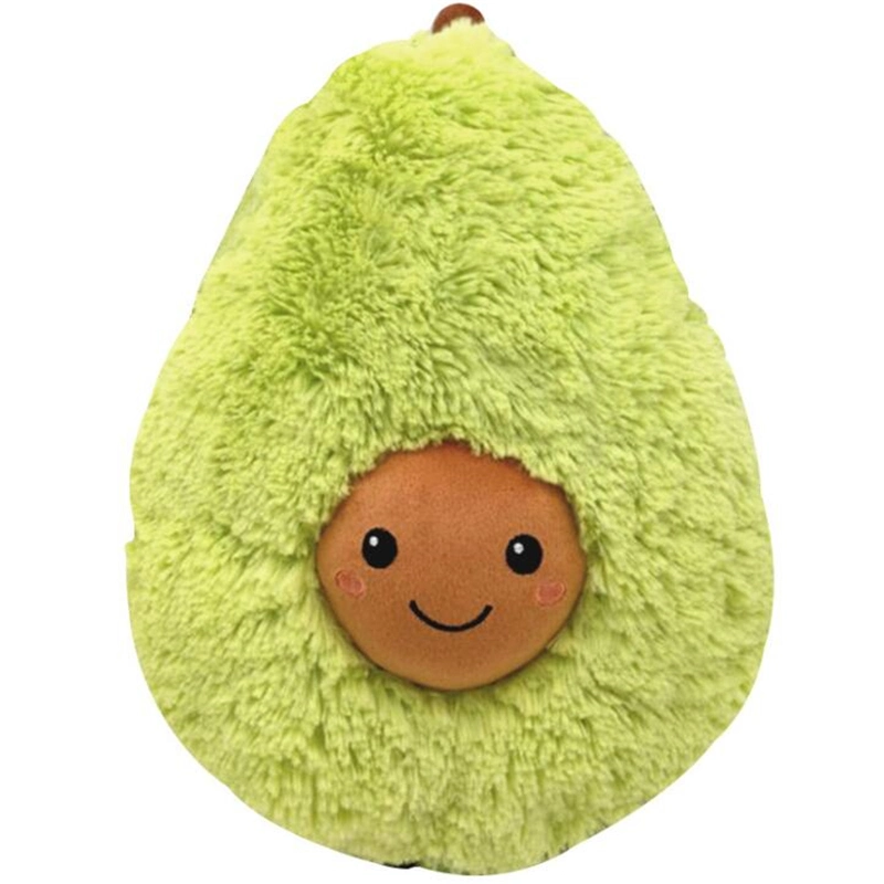 Custom Plush Toy Avocado Pillow Green Fruit Soft Plush Stuffed Toys