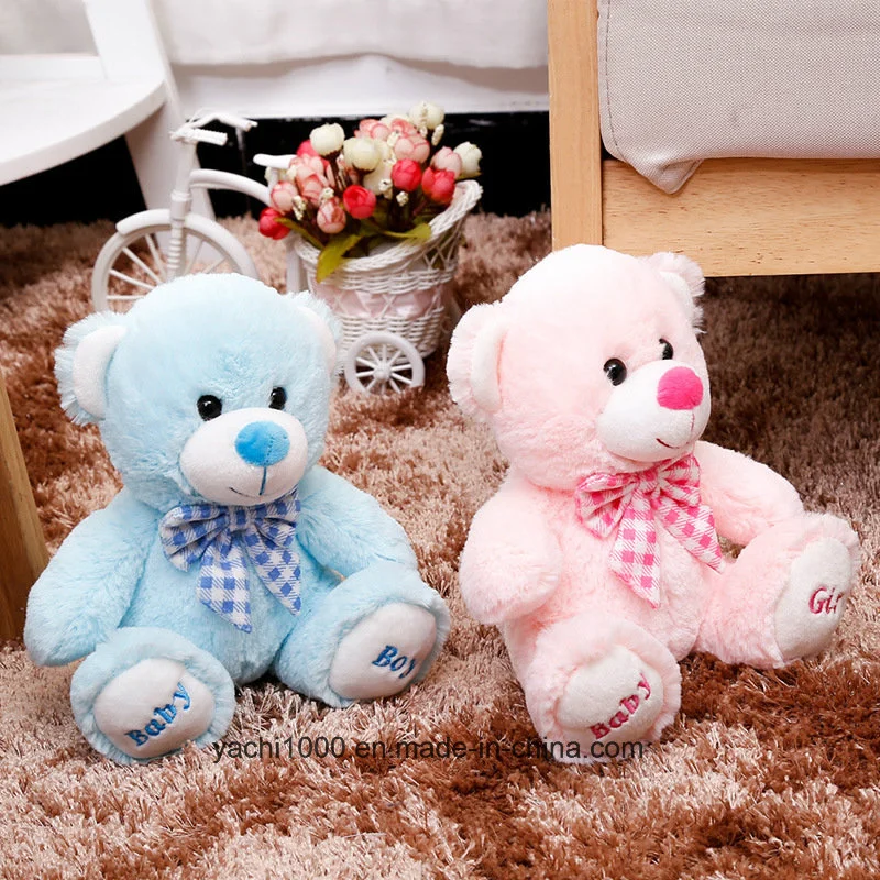 Promotional Custom Logo Soft Plush Stuffed Teddy Bear Gift Toys