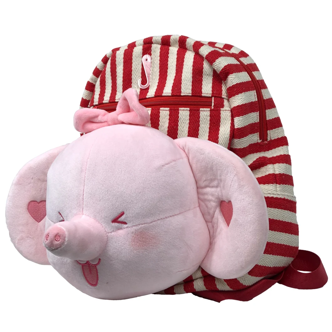 Custom Made Plush Schoolbag Elephant Backpack