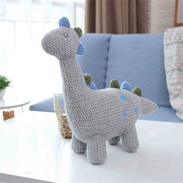 Knitted Baby Elephant Unicorn Rabbit Doll Children Plush Toys