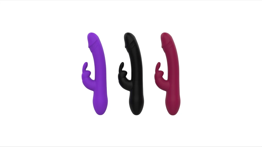 Dual Head Clit Stimulation10 Mode Female Vibrating Rabbit Dildo Vibrator Rabbit G-Spot Massage Sex Toy