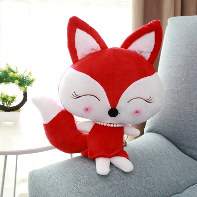 30-50cm Soft Stuffed Plush Baby Toy Lovely Cartoon Fox